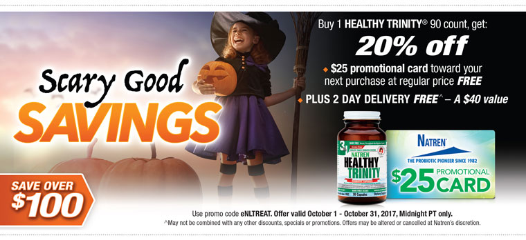 Healthy Trinity 90-Day Supply* Get 20% off + a $25 Promo Card FREE